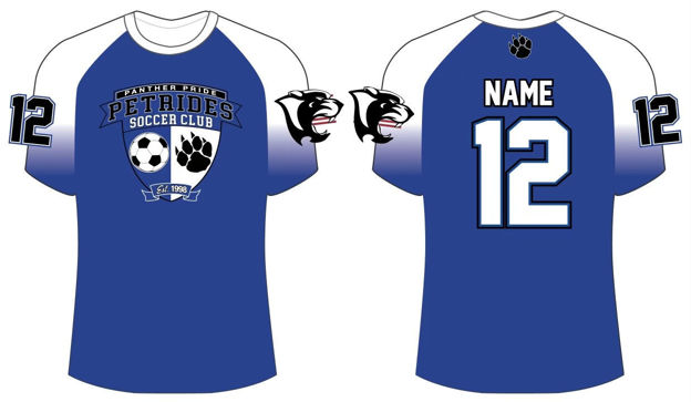 Picture of PANTHERS  CUSTOM SUBLIMATED SHORT SLEEVE SHIRT