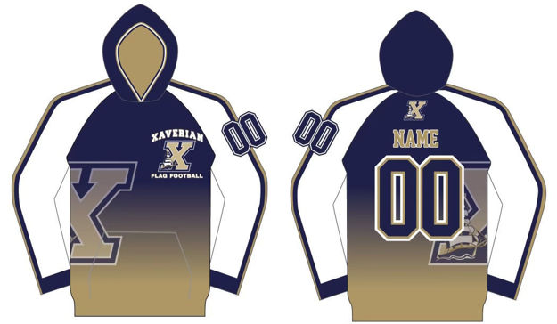 Picture of XAVERIAN  CUSTOM SUBLIMATED  HOODIE