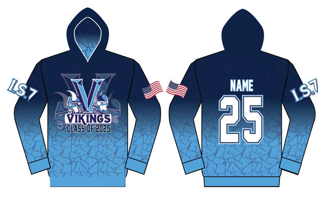 Picture of CUSTOM Vikings Hoodie  Class of 2025