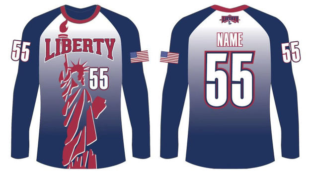 Picture of 2025 LIBERTY  CUSTOM SUBLIMATED LONG SLEEVE SHIRT