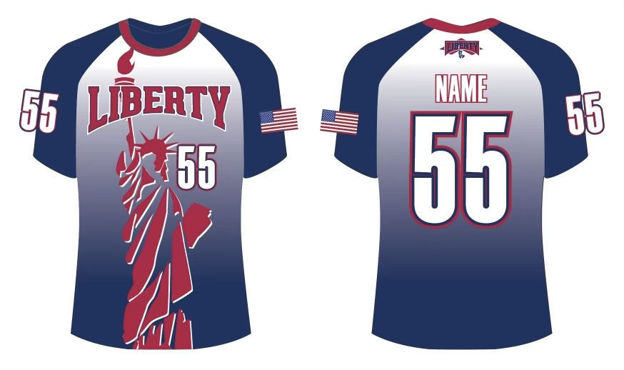 Picture of 2025 LIBERTY  CUSTOM SUBLIMATED SHORT SLEEVE SHIRT