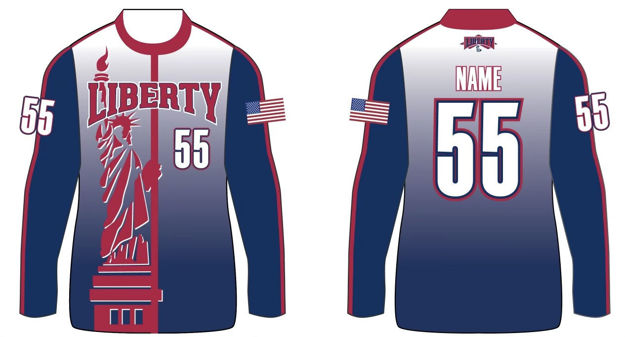 Picture of 2025 LIBERTY CUSTOM SUBLIMATED  FULL ZIPPER WARMUP