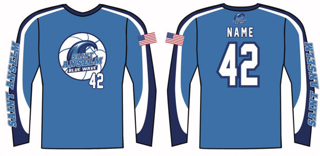 Picture of ST ANSELM  CUSTOM SUBLIMATED LONG SLEEVE SHIRT